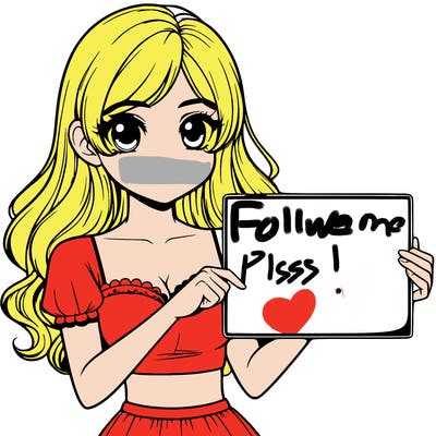 realistic pretty girl holding blank sign