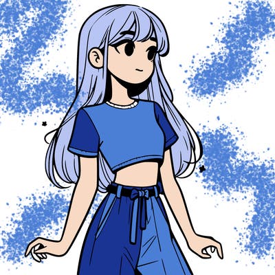 girl in a cute crop top