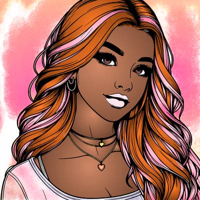 detailed realistic girl