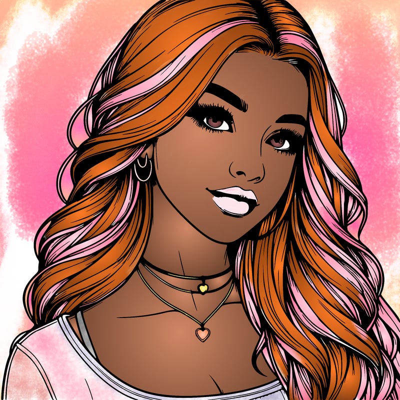 detailed realistic girl