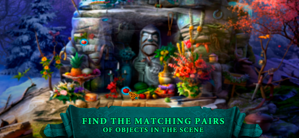 Matching pairs hidden object puzzle in Camelot 2 The Holy Grail gameplay