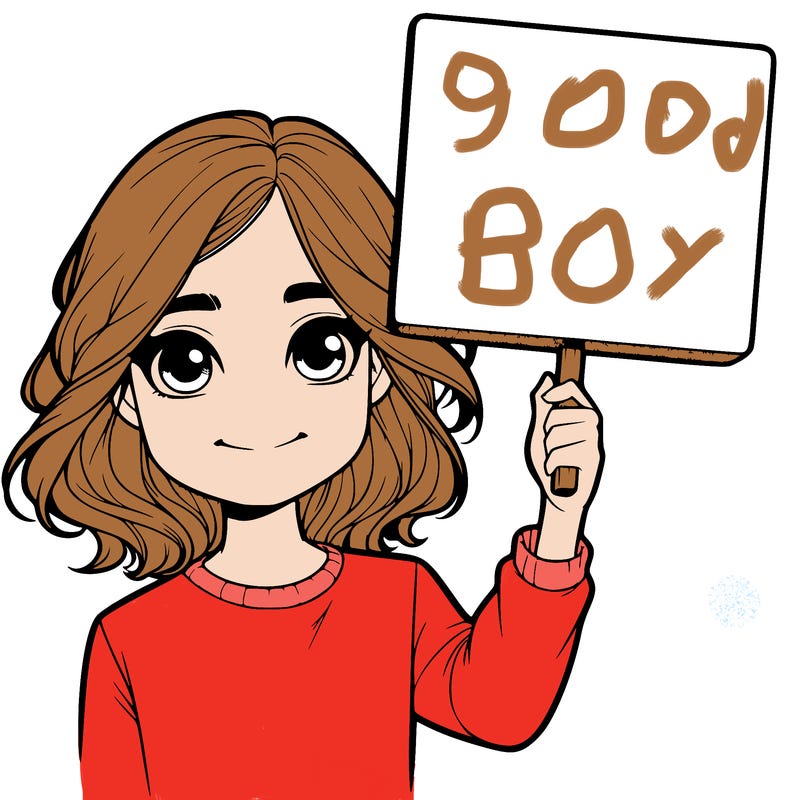 realistic girl holding up a sign