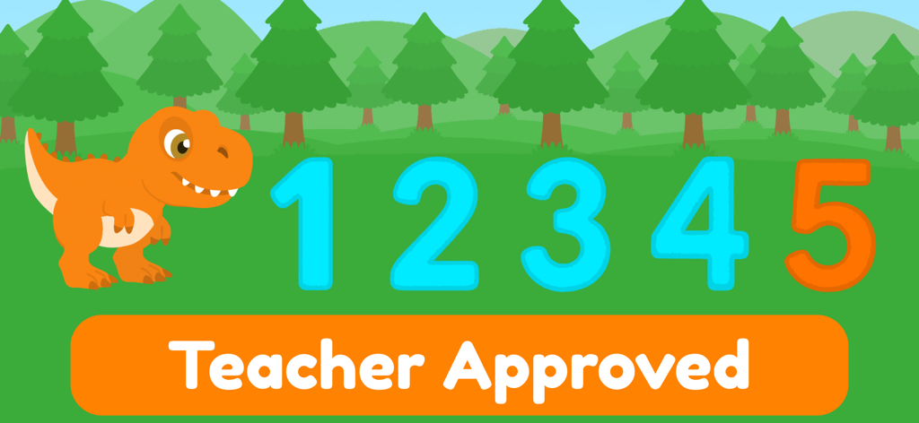 Baby Abbie: Toddler Games 2+ - Teacher approved counting game for toddlers featuring numbers and a dinosaur