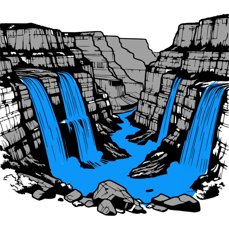 grand canyon waterfall