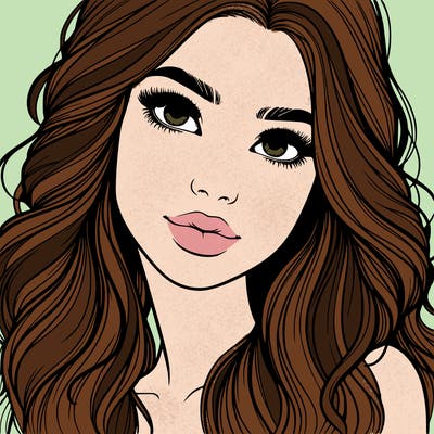 beautiful realistic girl