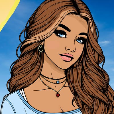 detailed realistic girl