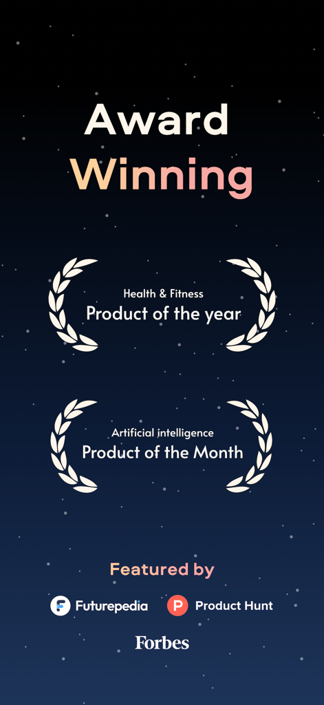 Remy AI sleep coach awards and press features from Forbes and Product Hunt