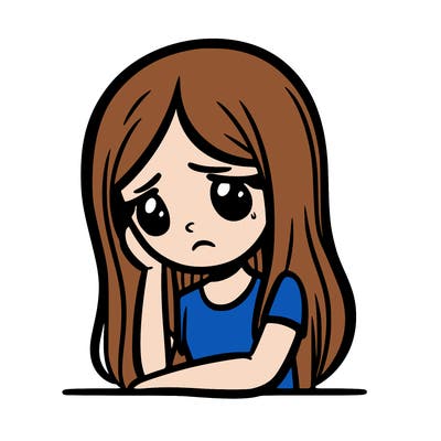 depressed girl