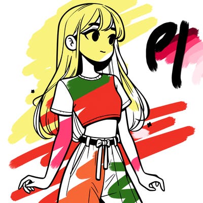 girl in a cute crop top