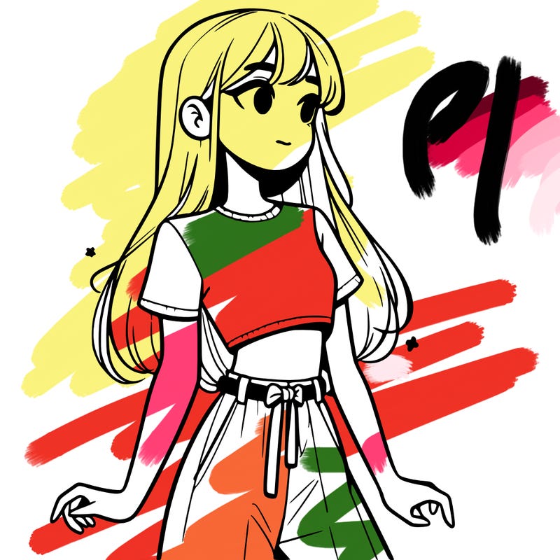 girl in a cute crop top