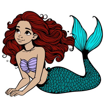 a realistic mermaid