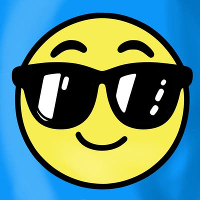 emoji with sunglasses