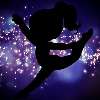 girl doing gymnastics