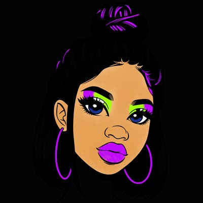 realistic black girls