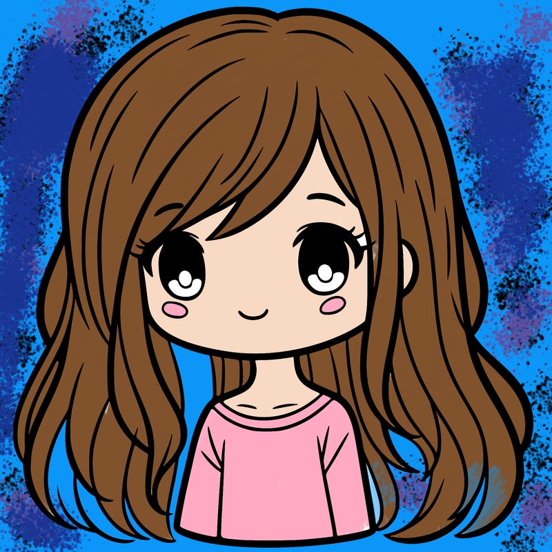 a 7 year old girl with long hair