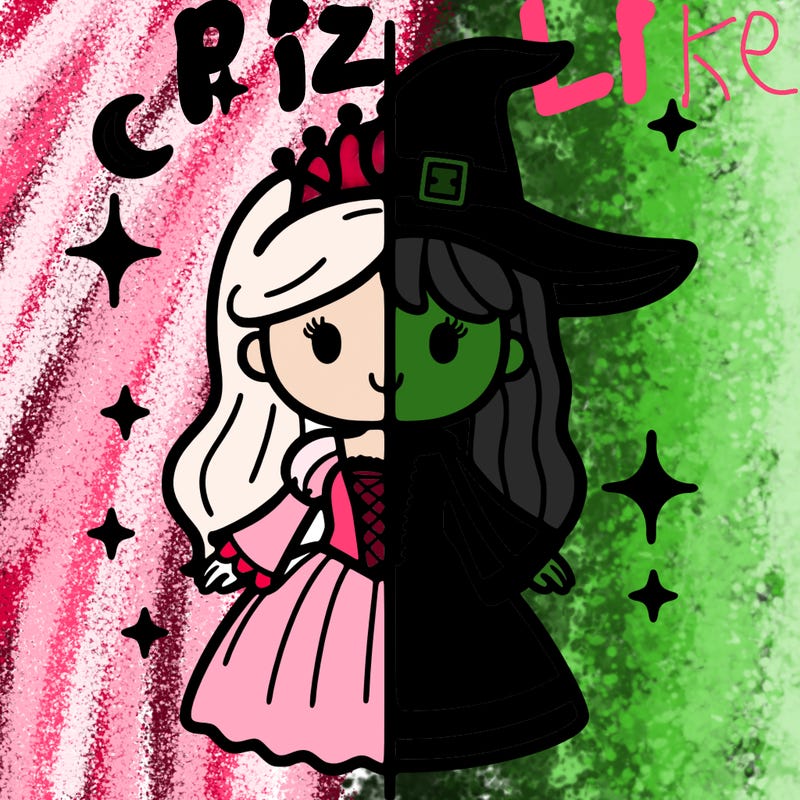 split princess and witch