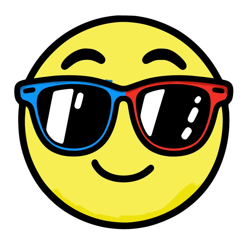 emoji with sunglasses