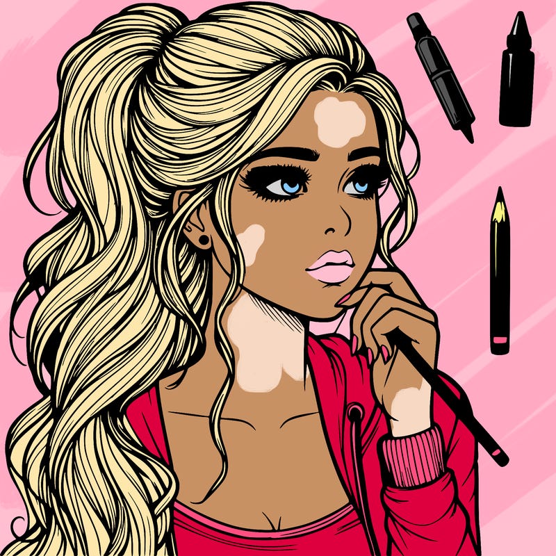 realistic teenage pretty