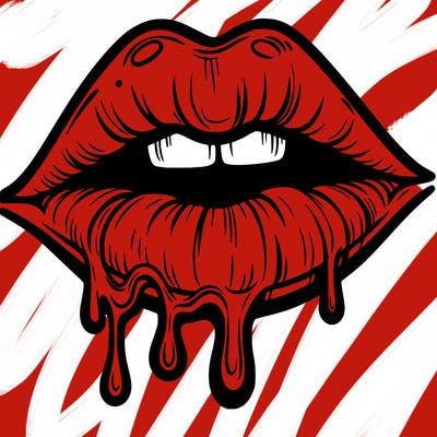 lips that look realistic and drip