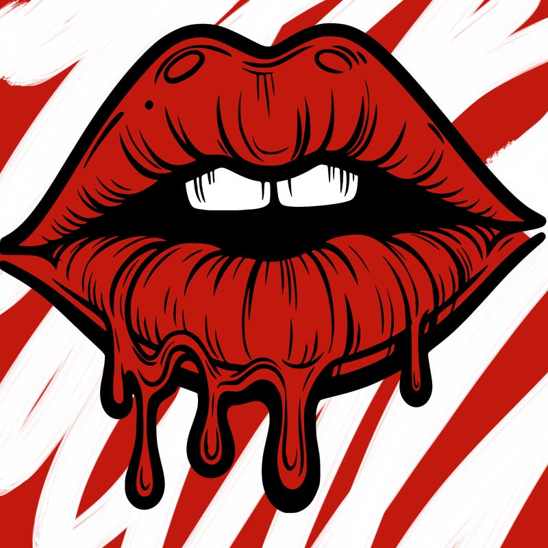 lips that look realistic and drip