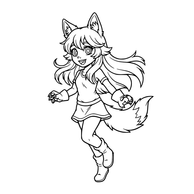 aphmau as a wolf girl