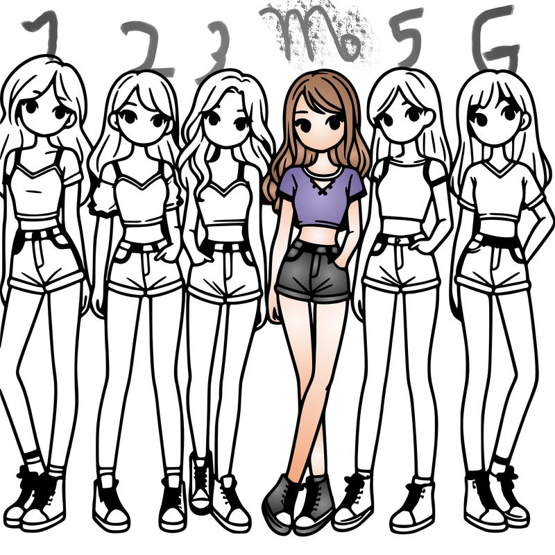 a group of girls wearing crop tops and shorts