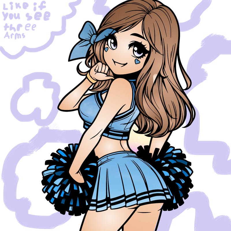 realistic cheerleader