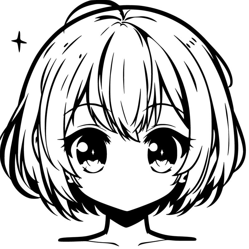 anime short hair