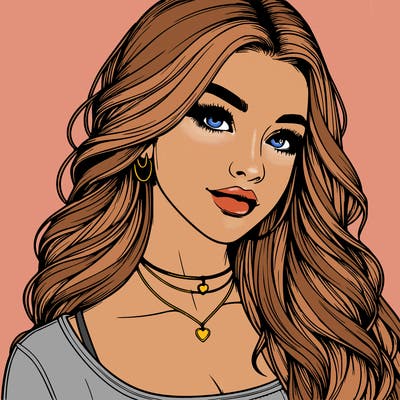 detailed realistic girl