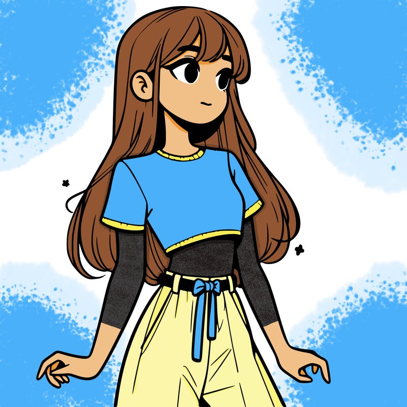 girl in a cute crop top