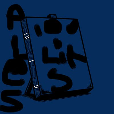 blank canvas realistic