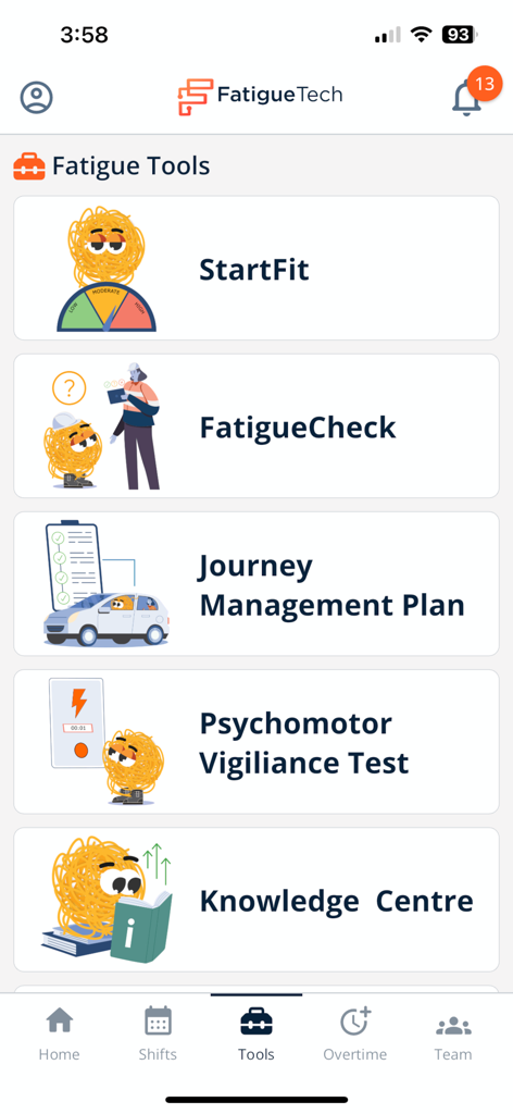 FatigueTech - Health & Fitness App | MWM