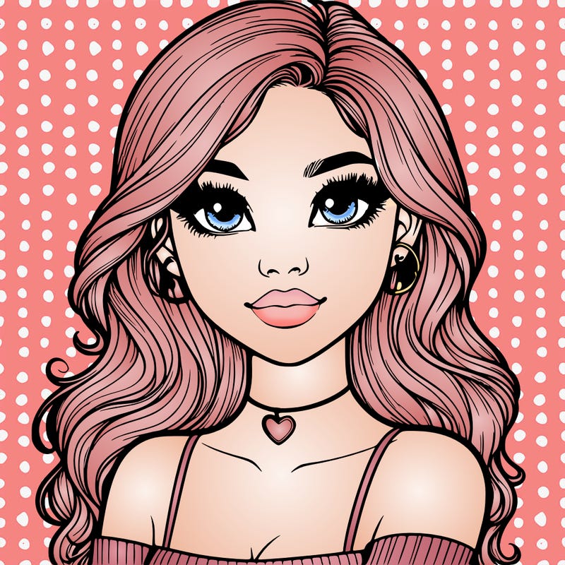 realistic pretty girl