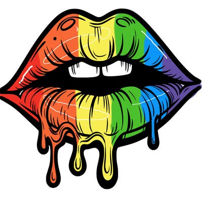 lips that look realistic and drip