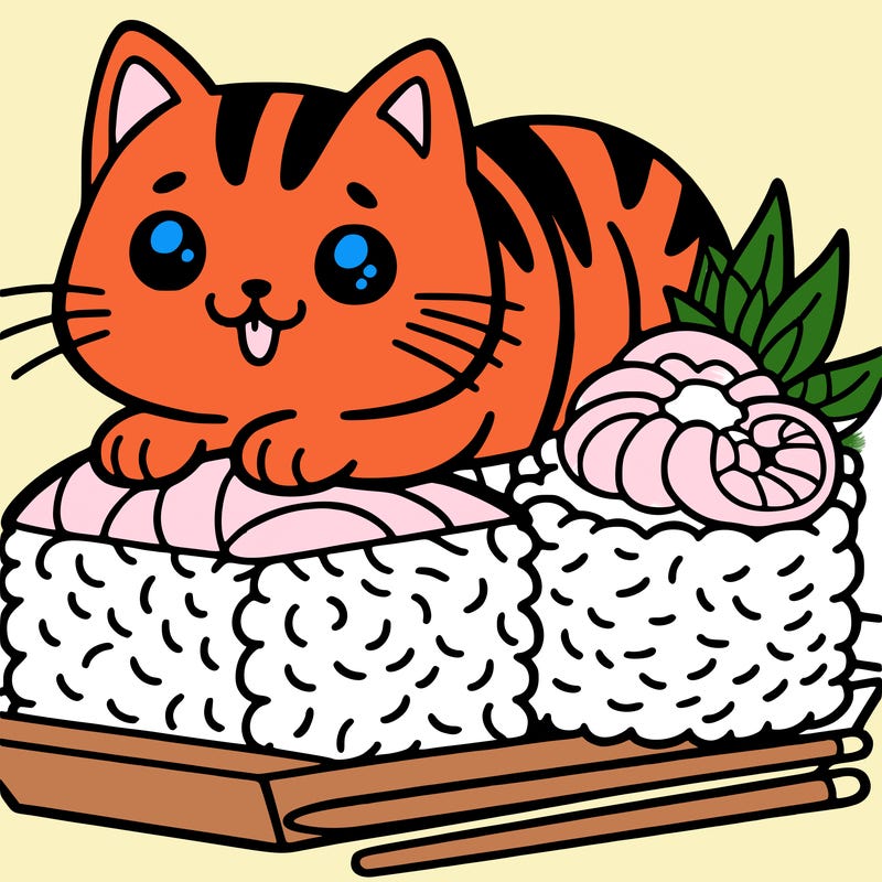 sushi cat