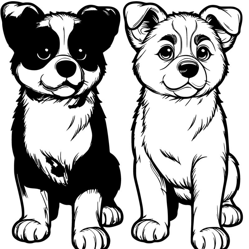 a realistic dog with no background