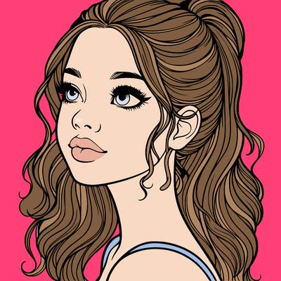 beautiful realistic girl