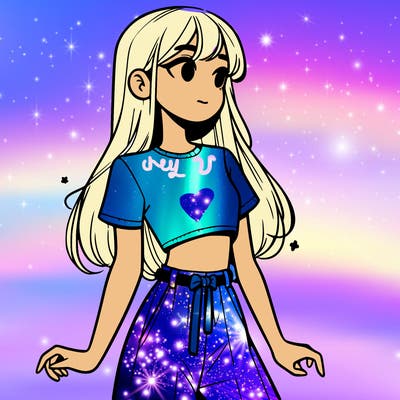 girl in a cute crop top