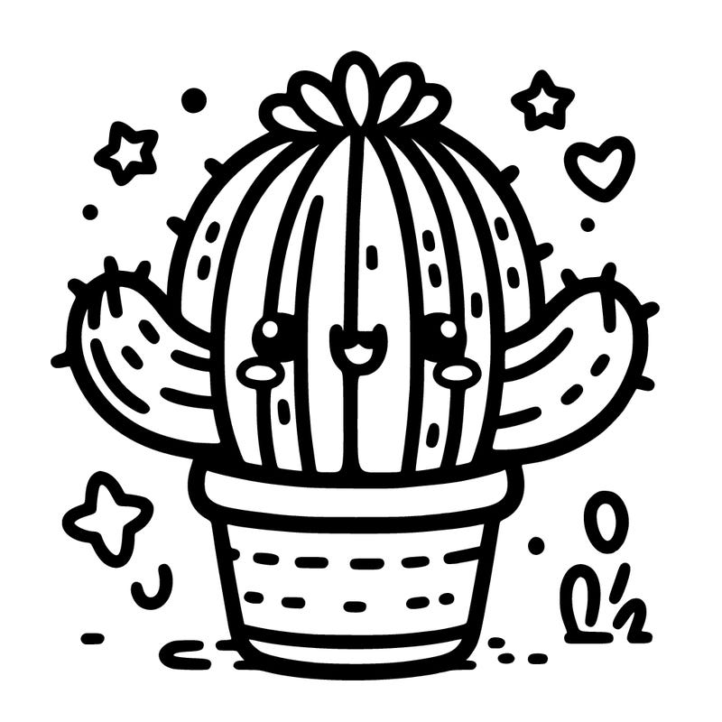 cute adorable cactus