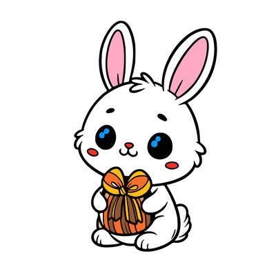 cute bunny easter