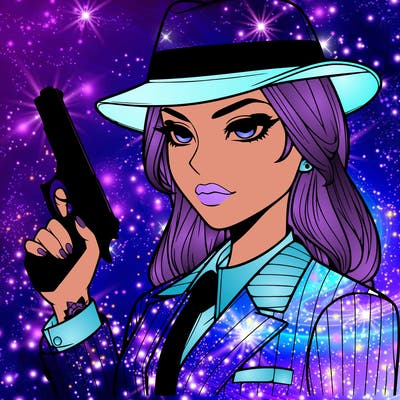 realistic female mobster