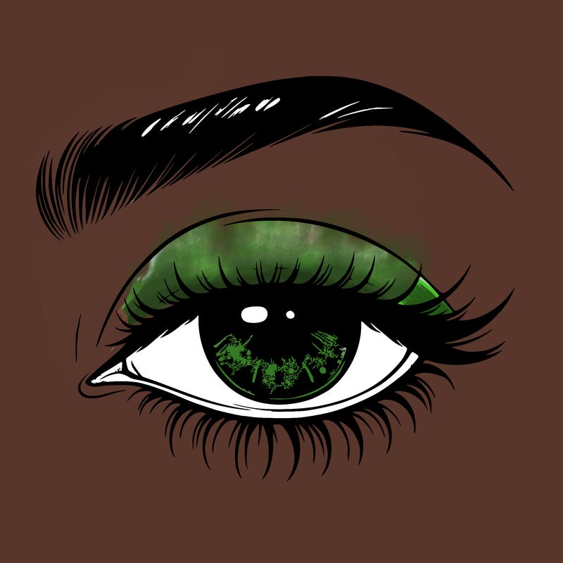 eye closed realistic