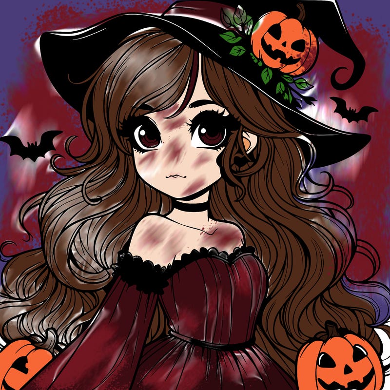 realistic girl halloween