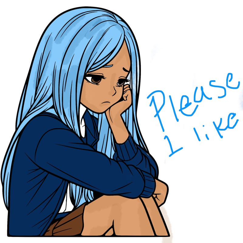 a realistic girl with depression