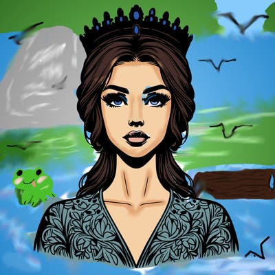 realistic beautiful queen