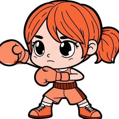 girl boxing