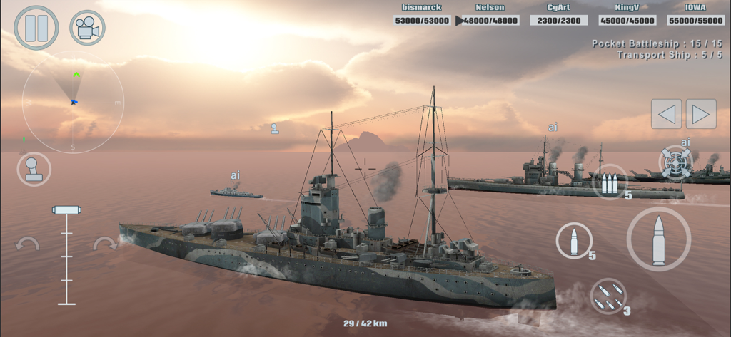 WarShip War Navy Fleet Combat - Games App | MWM