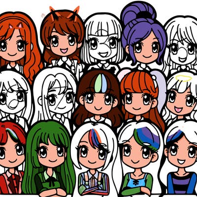 10 girls