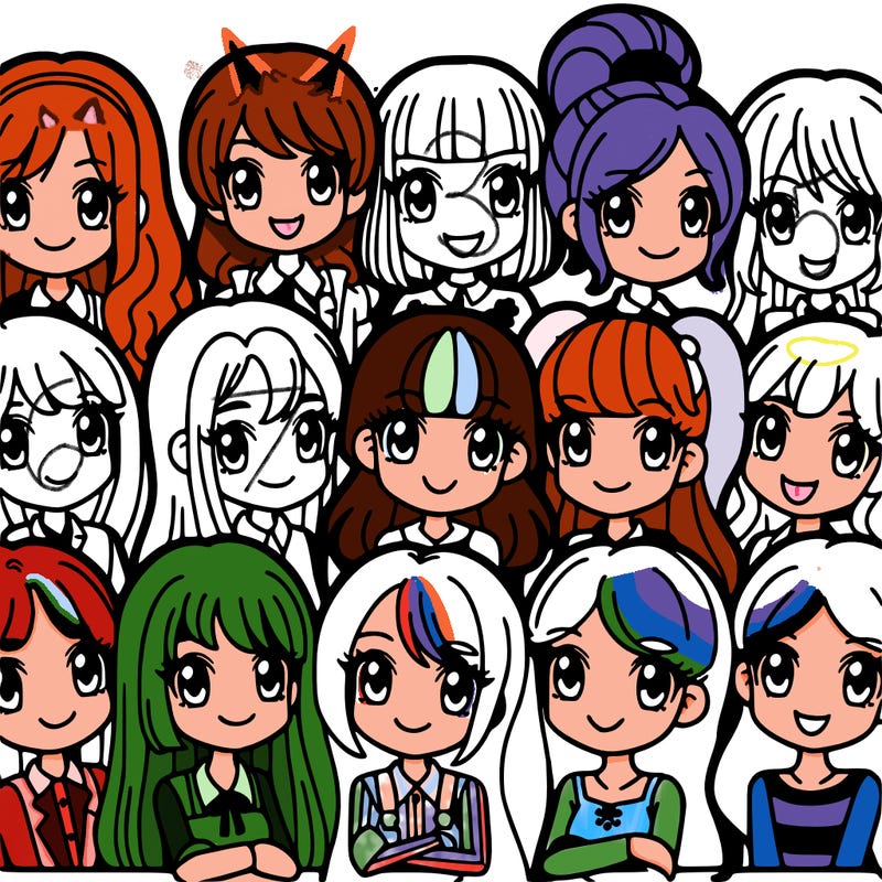 10 girls
