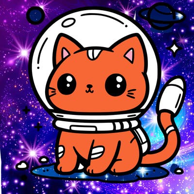 a space cat